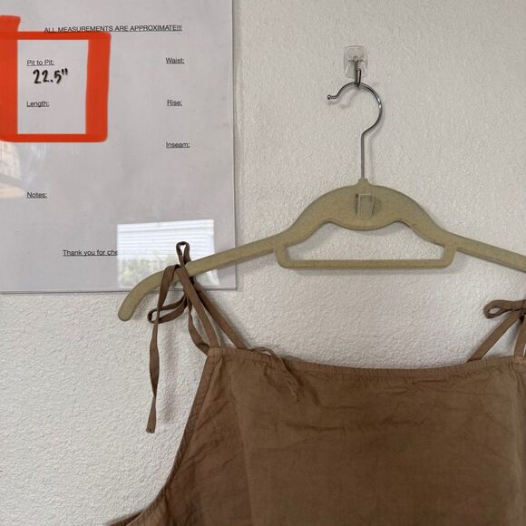 ARQ‎ Lucy top 4XL Taupe Minimalist Organic Cotton Cropped Made In USA - Picture 5 of 5